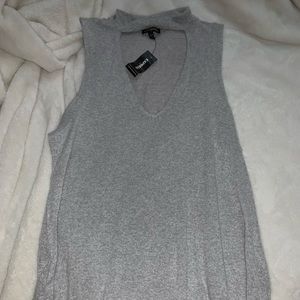 Grey Express Halter Top